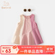 班喜迪女童連衣裙夏裝2025新款洋氣兒童公主裙女寶寶背心裙夏季小童裙子 粉色 120