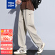 唐獅（TonLion）2025夏男寬松小直筒休閑長(cháng)褲
