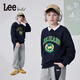 Lee童裝兒童衛衣2025秋冬新款兒童秋裝中大童純色男孩上衣女童衛衣 藏青 160 +
