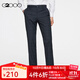 G2000【抗菌】G2000男裝商場(chǎng)新款2025春秋舒適彈性時(shí)尚剪裁格紋西褲 商場(chǎng)新款-靛藍-時(shí)尚剪裁 30
