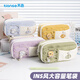 天色 INS風(fēng)大容量筆袋 小學(xué)生初高中生兒童大容量學(xué)生文具收納袋鉛筆盒女男孩款TS-245 海鹽藍(lán)色