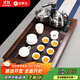 金鑲玉功夫茶具整套家用電木茶盤(pán)一體式自動(dòng)上水電熱水壺茶爐高檔 雅韻