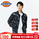 dickies 夾克 男上衣字母印花翻領(lǐng)按扣夾克010925 黑色 XL