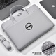 蘭敘適用于Dell戴爾靈越14 Pro 5420/5430筆記本14英寸電腦包成就3420 灰色氣囊款【黑圖標】 14英寸