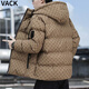 VACK秋冬季外套男棉服潮流棉襖冬裝加厚面包服男士冬季衣服外套棉衣男 99999咖啡 XL (推薦體重115-135斤)