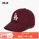MLB帽子男女軟頂棒球帽張凌赫明星同款運動(dòng)鴨舌帽3ACP6601N-07RDS-F