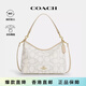蔻馳（COACH）2025年新款女包LAUREL31女士C紋印花單肩斜挎手提包腋下包流浪包 CBH87IMIVO