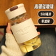 波比熊高硼硅玻璃杯泡茶杯女士高顏值耐熱水杯學(xué)生茶水分離便攜隨手杯子 比特玻璃白+杯刷貼紙 500ml