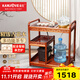 金灶（KAMJOVE）移動(dòng)茶車(chē)泡茶桌實(shí)木套裝 家用茶臺自動(dòng)上水泡茶壺 茶道功夫茶具 【豪華款】KW-6300C搭配H9 1個(gè)