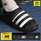 adidas「面包鞋」PUFFYLETTE經(jīng)典運動(dòng)棉鞋男女秋冬阿迪達斯三葉草   黑/白   36.5