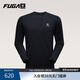 KAILAS FUGA秋冬戶(hù)外運動(dòng)跑山速干凱樂(lè )石功能長(cháng)袖T恤男款 玄青黑 L