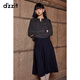 DZZIT地素針織衫冬季格雷美學(xué)高智感設計毛衣女 深灰色 S