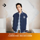 匡威（Converse）官方 復古學院風字母棒球服夾克男外套10026976 10026976-A02 XL