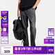 杰克·瓊斯（JACK&JONES）25年男裝秋季903直筒牛仔褲男黑灰色彈力休閑寬松潮流褲子品牌 A16灰牛仔-非涼感 寬松直筒，卡碼拍小 31 175 W31/L30