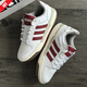 阿迪達(dá)斯（adidas）官網(wǎng)官方男鞋 龍年中國(guó)紅新年款運(yùn)動(dòng)鞋耐磨防滑低幫休閑鞋板鞋 白紅-FW3462 42
