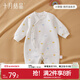 十月結(jié)晶嬰兒連體衣秋冬夾棉寶寶哈衣爬服嬰兒衣服 小萌貓-側(cè)開連體衣 59cm