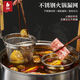 拜格（BAYCO）不銹鋼麻辣燙火鍋漏勺過濾網(wǎng)撈面大漏勺煮面燙菜簍笊籬 BX4963