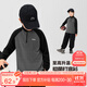 左西男童德絨打底衫半高領(lǐng)2025新款兒童冬裝男孩長袖T恤潮 黑色 150