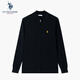 U.S. POLO ASSN.針織衫男士毛衣秋季純棉開(kāi)衫寬松外套男裝上衣
