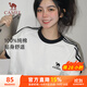 駱駝（CAMEL）夏日純棉T神男女寬松圓領(lǐng)短袖上衣T恤 C35BAXLN056A 無(wú)際白 M