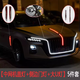 追季適用于（包安裝）23-24-25款紅旗H5專用中網(wǎng)機(jī)蓋旗標(biāo)流光燈u燈 中網(wǎng)+機(jī)蓋燈+側(cè)邊燈+大U（5件套） 包安裝