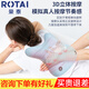 榮泰（RONGTAI） 【專(zhuān)柜同款】按摩儀肩頸腿腹腰部按摩器全身指壓揉捏按摩靠墊車(chē)家兩用多功能無(wú)線(xiàn)按摩枕頸椎枕 C26藍色【全身可用送父母女友長(cháng)輩】