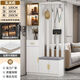 屏風(fēng)隔斷柜2026新款玄關(guān)柜進(jìn)門(mén)簡(jiǎn)約現代鞋柜一體小戶(hù)型家用入戶(hù)屏 【奶油白】長(cháng)100CM右凳 自行安裝 框架結構