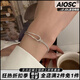 AIOSC簡(jiǎn)約高級(jí)感打結(jié)雙層半鐲手鏈女ins個(gè)性氣質(zhì)小眾百搭設(shè)計(jì)感手飾QC 【打結(jié)半鐲手鏈】