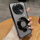 歐米滋oppofindX6手機殼FindX6pro透明保護硅膠套opop鏡頭全包防摔0pp0fandx6支架軟殼超薄x6男por女新款 【閃粉-炫酷黑】透明電鍍+全屏膜+同款支架 OPPO FindX
