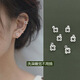 榛橙S999足銀四葉草鋯石耳釘女簡(jiǎn)約小巧足銀耳骨釘百搭養(yǎng)耳洞睡覺(jué)免摘 S999足銀四葉草螺絲耳釘E354
