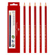 輝柏嘉（Faber-castell）水溶性彩鉛 油性彩鉛單色 兒童繪畫(huà)彩色鉛筆單支 水溶421大紅 12支