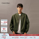 Calvin KleinJeans【防風(fēng)防水】春秋男士ck戶外防曬棒球夾克外套J327097 LDD-橄欖綠 S