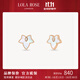 LOLA ROSE羅拉玫瑰常春藤葉片耳釘女耳環(huán)耳飾生日禮物節(jié)日禮物送女友 LR60038-白母貝