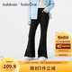 巴拉巴拉balaone兒童牛仔褲女童喇叭褲2025秋彈力親膚長褲子208325108002