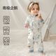 歐孕（OUYUN）嬰兒連體衣寶寶秋裝衣服純棉長(cháng)袖空調服四季哈衣爬服男女睡衣 南極企鵝【不含帽子發(fā)飾】 73cm 【建議身高67-73cm】