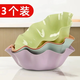 鐵幫手3個(gè)大號水果盤(pán)糖果零食荷葉邊果盤(pán)新款結婚果盤(pán) 荷葉邊果盤(pán)-混色3 -混色3個(gè)