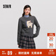 森馬（Semir）毛衣女提花衣服趣味潮流2024冬季圓領(lǐng)正肩毛衫甜酷風(fēng)109724107008