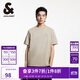 杰克·瓊斯（JACK&JONES） 春季潮時(shí)尚出街直筒純棉柔軟舒適透氣短袖半袖T恤男裝225101104