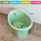 維諾亞寶寶洗澡桶大號兒童泡澡桶嬰兒加厚可坐浴桶浴盆家用小孩游泳澡盆 全新品特厚亮綠【0-7歲】一體凳