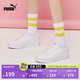 彪馬（PUMA）【小白鞋】增高厚底網(wǎng)球風(fēng)板鞋女復古休閑鞋 SKYE 374764  白-白-銀色-淺灰 01 37