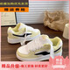 回力四季運動(dòng)鞋女韓版學(xué)生休閑小眾設計感板鞋潮2025新款原宿港風(fēng)平底街拍 白淺黃【升級款專(zhuān)柜版】  39 【標準尺碼】