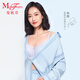 曼妮芬無痕涼感芒果杯內(nèi)衣舒適無鋼圈聚攏女士文胸20400322 090慕光紫 M