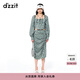 DZZIT【爆款補(bǔ)單】地素春夏季新款法式浪漫抽褶滿底印花抽褶花布半裙女 彩色 M