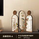 中古風(fēng)屏風(fēng)桌面擺件裝飾畫(huà)宋代美學(xué)花鳥(niǎo)鏡畫(huà)2025新款高端折疊擺畫(huà) 01 （寬30*高24CM）UV精雕