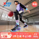 特步童鞋兒童掣風(fēng)2.0運動(dòng)鞋第九代系帶旋轉扣籃球鞋 黑/長(cháng)春花籃紫 34