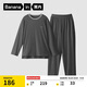 蕉內(nèi)棉棉305H睡衣男士純棉家居服情侶款長(zhǎng)袖長(zhǎng)褲圓領(lǐng)居家套裝春秋季