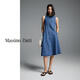 Massimo Dutti秋冬新品2025女裝 都市簡(jiǎn)約百搭款設計感牛仔連衣裙 06640800 海軍藍 XS (CN 165/84A)