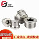 芳騰304不銹鋼內(nèi)六角法蘭油塞螺塞DIN908堵頭JB/ZQ4444帶邊管絲堵316 304材質M30*2不配ED圈