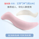 XBC天然乳膠抱枕長條海馬型抱枕男女生款睡覺夾腿抱枕成人側(cè)睡床上用 海馬抱枕加長款-配淺粉棉枕套
