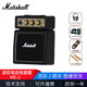 MARSHALL馬歇爾迷你電吉他音箱MS4音響電池供電微型家用練琴馬勺小音箱 MS2 黑色迷你音箱【1W】+電源